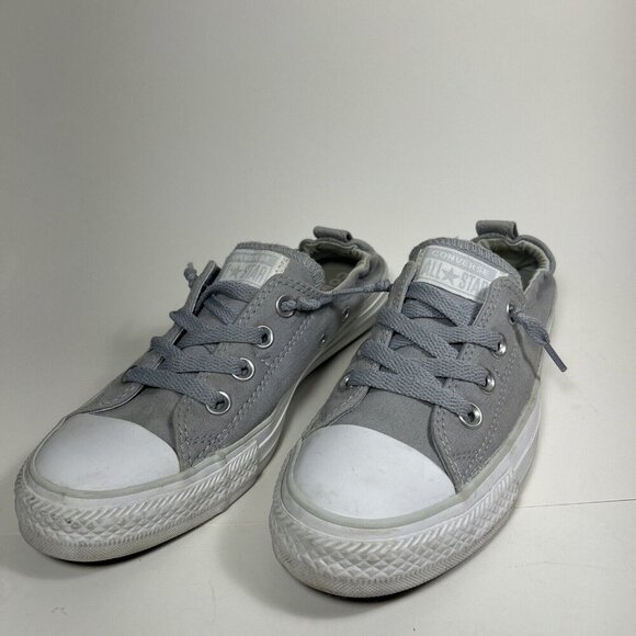 Women's Converse All Star Shoreline Stretch Heel Sneaker Shoes Gray Size 9 / 40 - Picture 1 of 11